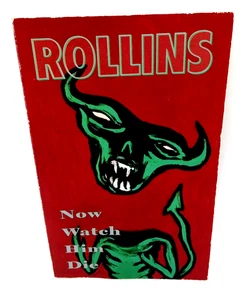 Henry Rollins Now Watch Him Die PB Book 2nd Print 1993 - Imagen 1 de 9