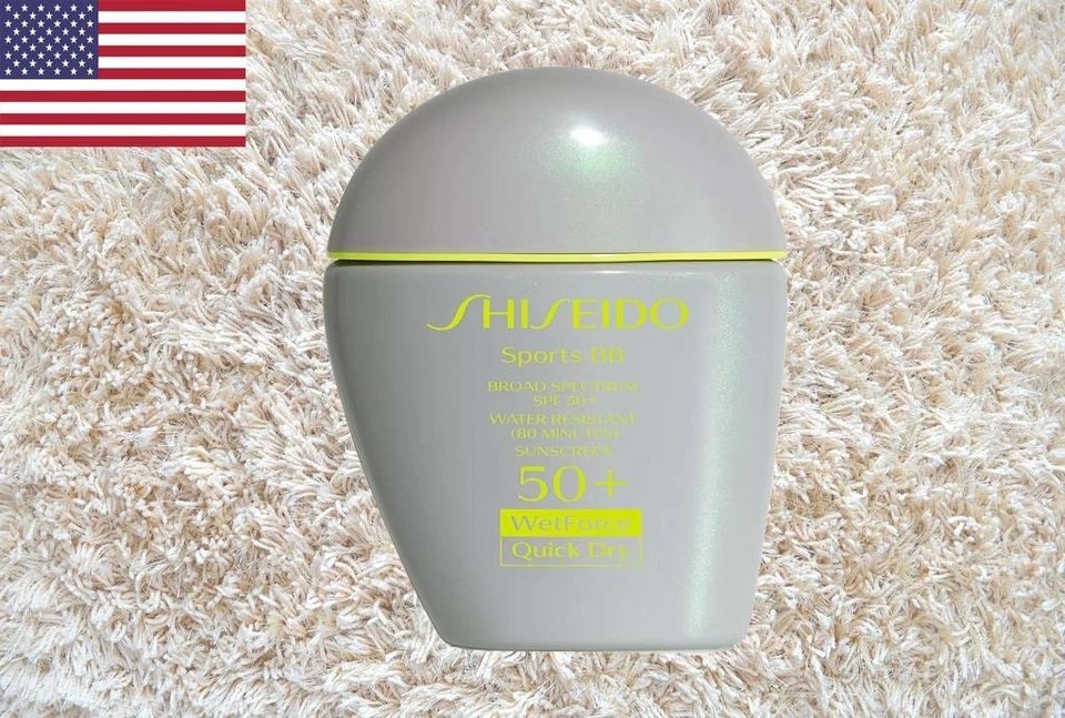 Shiseido Sports BB WetForce Quick Dry SPF 50+, 1 oz - Dark / Light - NEW IN BOX - image 1 of 1