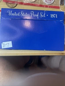 1971 US 5 Coin Proof Set New Unopened & 1972  Denver 5 Coin Mint Set No COA/Box - Picture 1 of 9