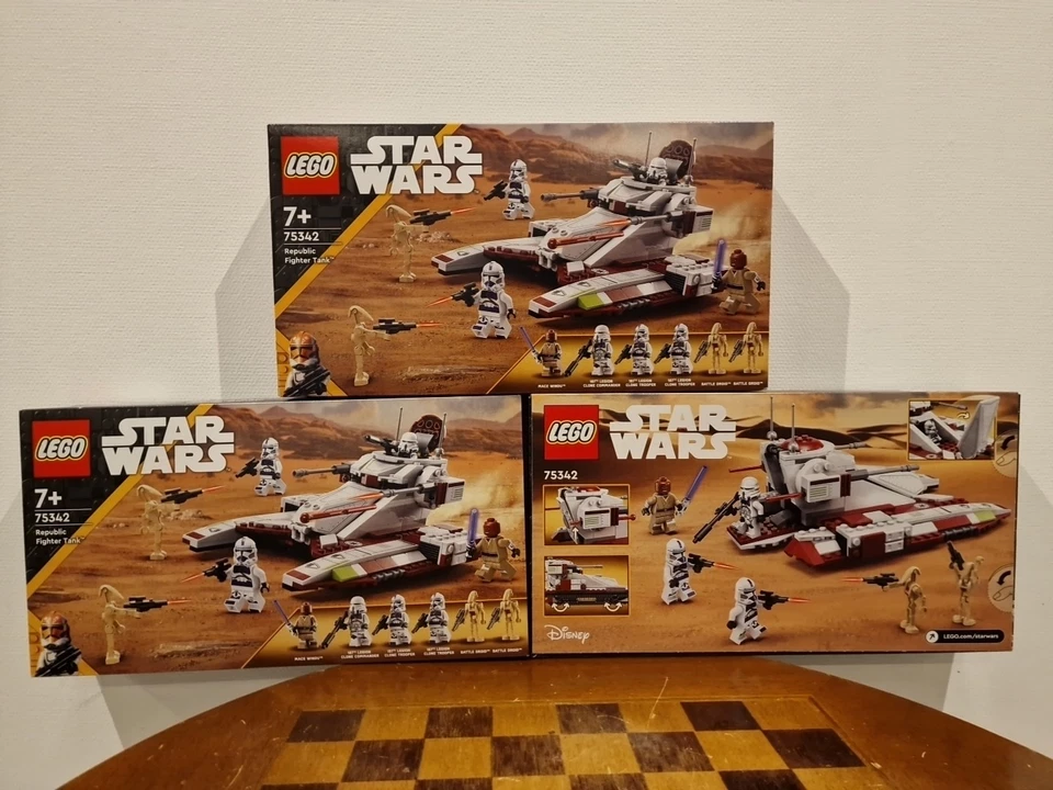 3 x Lego Star Wars "Republic fighter tank" set 75342 *NEUF SCELLÉ* - Photo 1/1