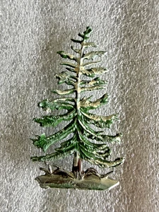 Vintage Heinrichsen Deutsches Flachblei "Winterfichte" - Bild 1 von 2