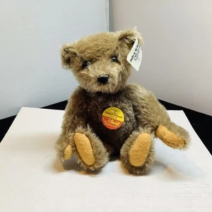 Oso de peluche Steiff Mocha vintage firmado 0204/16 edición limitada original oso de peluche - Imagen 1 de 7