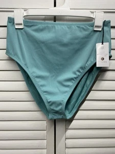 (M) Shade & Shore Women's Bikini bottom Hipster Low rise Medium Coverage - Picture 1 of 3