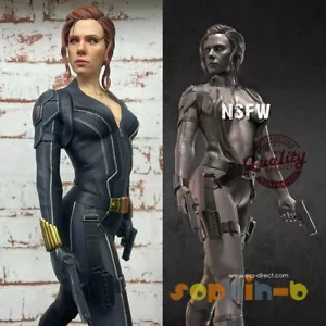 Black Widow NSFW Resin 1:4 Model Kit Unpainted 3D Print GK Statue Figure - Picture 1 of 9