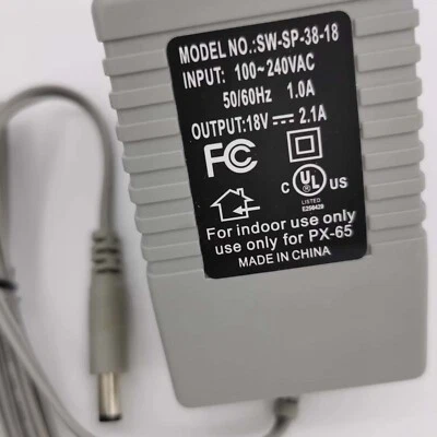 SW-SP-38-18 18V 2.1A 38W 5.5x2.1mm AC Adapter Transformer - Image 1 of 2