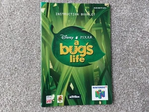 MANUAL DE INSTRUCCIONES DE VIDA BUGS SOLO COMO NUEVO NNINTENDO 64 N64  - Imagen 1 de 2