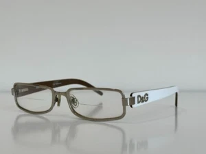 DOLCE & GABBANA DG 5030 201 Square Gunmetal White Eyeglasses Frame 52*17*135 - Picture 1 of 17
