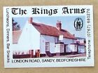 Matchbox label Pub Inn The Kings Arms London Road Sandy Bedfordshire ME627
