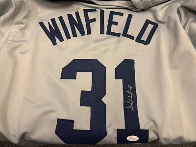 DAVE WINFIELD #31 NEW YORK YANKEES CUSTOM JERSEY AUTO SIGNED JSA 👀 - Image 1 of 4