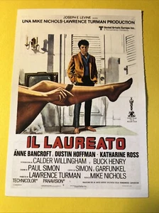 MINI LOCANDINA CIAK FILM COLLEZIONE IL LAUREATO - 1967 - Picture 1 of 2