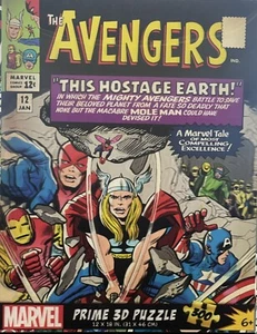 NEW Prime 3D Marvel Avengers Lenticular 300 Piece “This Hostage Earth” Puzzle - Picture 1 of 6