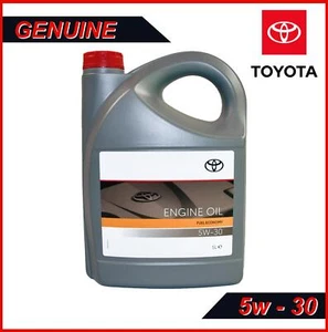 GENUINE TOYOTA 5W30 ENGINE OIL FOR ALPHARD AYGO AVENSIS CAMRY LANDCRUISER ESTIMA - Picture 1 of 7