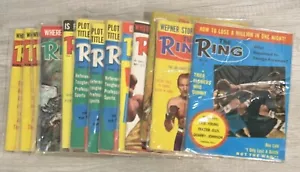 Lote de 14 The Ring 1972-1975 Revista de Boxeo Frazier Muhammad ALI Arcilla 5E - Imagen 1 de 8