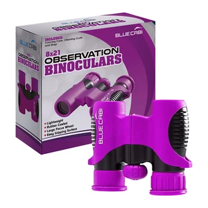 BlueCabi 8x21 Kids Binoculars – Compact, Durable and Lightweight - Picture 1 of 21