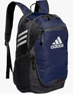 adidas Stadium 3 Sports Backpack Team Navy Blue One Size NEW FREE SHIPPING - Picture 1 of 4