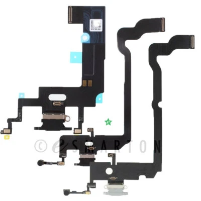 Зарядное устройство iPhone X USB зарядный порт док-разъем + сменный гибкий кабель микрофона - Изображение 1 из 2