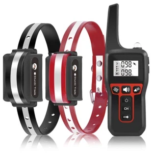 Vibrationshalsband Hunde, Anti-Bell & Ferntrainer für Hundetraining 2 Hunde - Bild 1 von 6