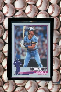 2025 TOPPS HERITAGE #76R-10 ROBIN YOUNT HOLO REDEFINED MINT - Picture 1 of 2