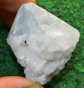Aquamarinblau Beryllkristall natürlicher roher mineralischer Edelstein 🙂 UKBUY✔ 31g #19 - Bild 1 von 19