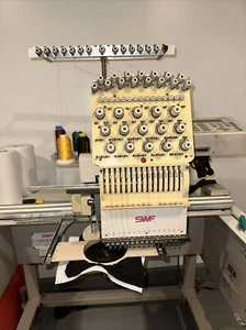 used Swf commercial embroidery machines for sale - Picture 1 of 6