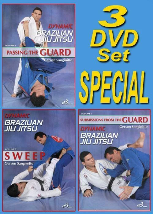 DYNAMIC BJJ - VOL-1-2-3 DVD SET - Image 1 of 1
