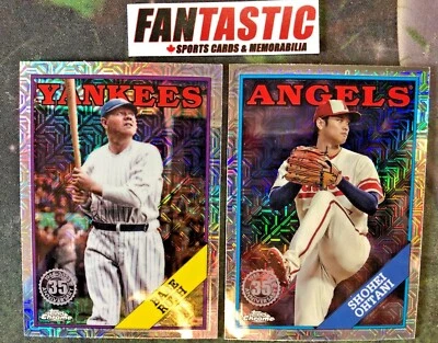 2023 Topps Update Series Insert Card YOU PICK Silver Pack 1988 Chrome Mojo - Image 1 of 2