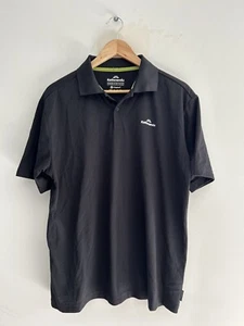 Kathmandu Men's Polo Shirt Size Large Black - Collared golf Outdoor Adventure - Picture 1 of 9