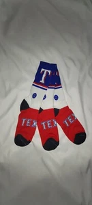 NEW-Texas Rangers Socks MLB Crew Socks  - Picture 1 of 2