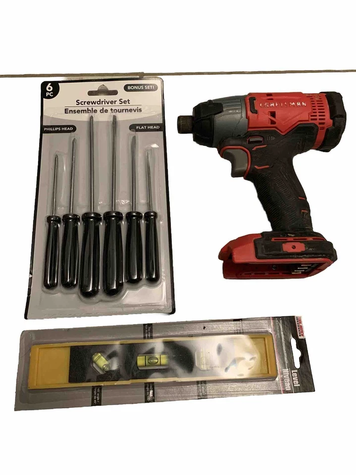 Craftmas CMCF800 20V 1/4  Cordless Impact Drill Driver (Tool Only) Used Lot - Image 1 of 1