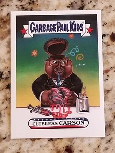 2016 Garbage Pail Kids Iowa Caucus Special Edition #5b Ben Clueless Carson - Picture 1 of 6