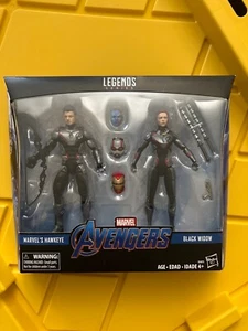 Hasbro Marvel Legends 80th Anniversary Hawkeye Black Widow Avengers Endgame - Picture 1 of 2