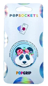 Authentic Popsockets Cute Panda Swappable Top Phone Holder Grip Stand Pop Socket - Picture 1 of 3