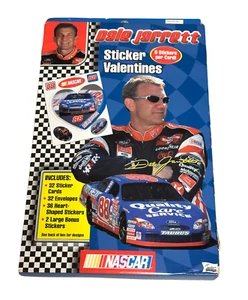 VINTAGE 2000 NASCAR DALE JARRETT VALENTINES DAY CARDS - Picture 1 of 2