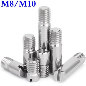 Pasadores de pasador ranurados de acero inoxidable con rosca macho M8 M10 para localizar pasadores cilíndricos - Imagen 1 de 10