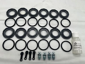 Caliper rebuild kit (x2) For Brembo 6 Piston 143.37023 K3723 Silicone boots - Foto 1 di 1