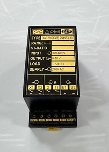 DEIF TAV-210DG/3 Trasduttore di Tensione - Ingresso 320-480V, Uscita 0-10V - Foto 1 di 4