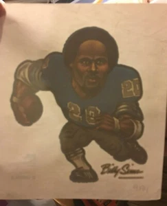Vintage & Original 1981 Billy Sims Football T-Shirt Transfer - Bild 1 von 1