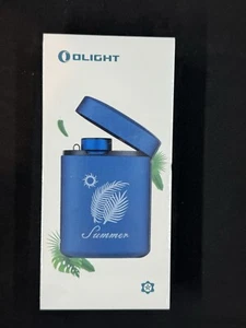 OLIGHT Baton 3 Premium Titanium 1200 Lumens Flashlight, Season Ti Summer, Blue - Picture 1 of 5