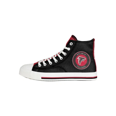 Atlanta Falcons 2021 NFL Men's High Top Canvas SNEAKERS FREE SHIP Cover
