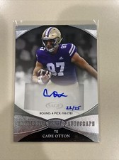 2022 Sage Aspire Silver /25 Cade Otton #ASP-CO Rookie Auto RC
