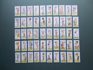 CIGARETTE CARDS BY CHURCHMAN - PROMINENT GOLFERS REPRO - Picture 1 of 1