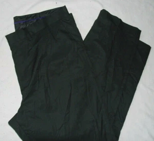 Mens Apt. 9 Black Modern Fit Flat-Front Dress Suit Pants 42 X 30 - Picture 1 of 6