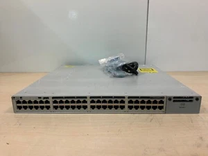 Cisco C9300-48T-A Catalyst Network Advantage Switch w/ One PWR-C1-350WAC-P - Picture 1 of 3