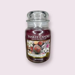 YANKEE CANDLE SUGARED PLUMS CANDLE 22OZ NEU - Bild 1 von 2