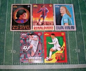 2023-24 Topps Deco UEFA Artistry Ronaldo, Maradona, Haaland 5 ensemble complet 🙂 🙂 - Photo 1/2