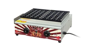 Plancha antiadherente Takoyaki 110 V máquina japonesa de bolas de pulpo pescado 56 piezas - Imagen 1 de 10