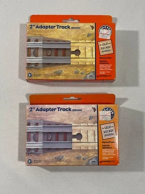 Vintage Lionel Great Railway Adventures 2" Adapter Track 92714 - Lot of 2 - NEW! - Image 1 of 2