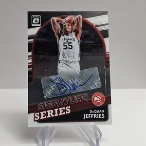 2021-22 Optic DAQUAN JEFFRIES AUTO Signature Series Autograph Spurs KNICKS CARD - Picture 1 of 2