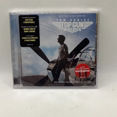 Top Gun Maverick CD soundtrack Exclusive Target Poster Lady Gaga NEW *flaw Case - Image 1 of 4
