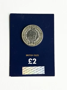 2019 Merry Christmas Nollick Gennal Coin Two Pound Change Checker Isle Of Man - Bild 1 von 3